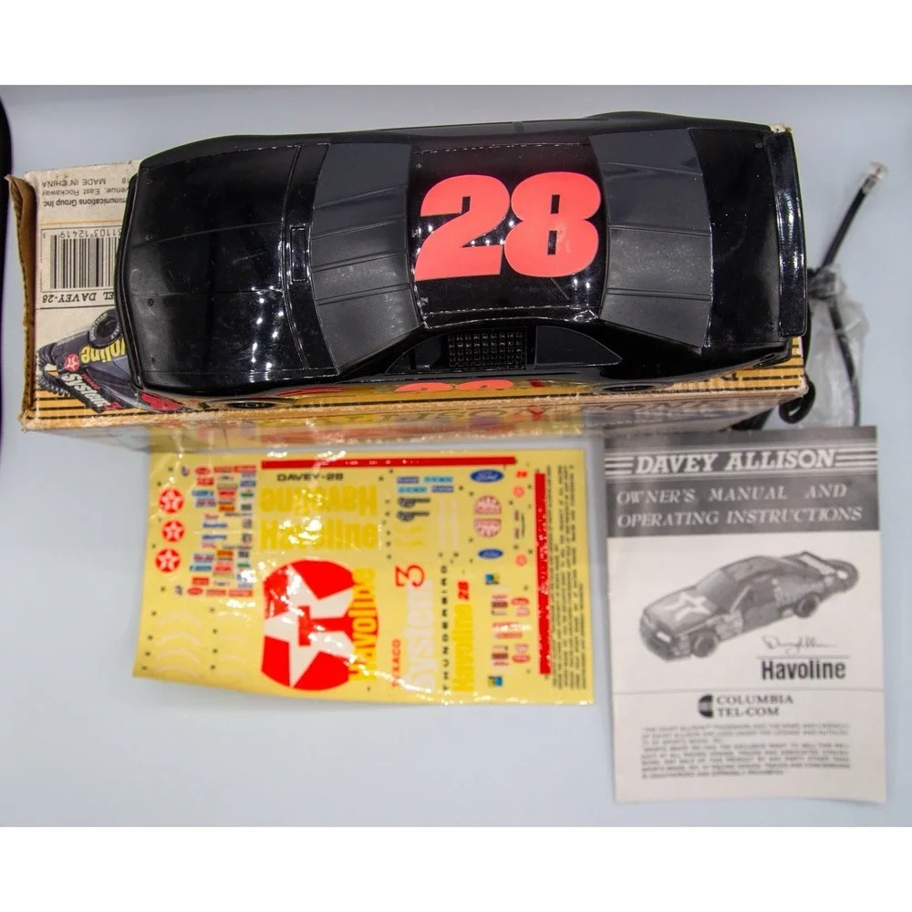 Davey Allison Havoline NASCAR Phone Columbia‎ Tel Vintage Landline With Box
